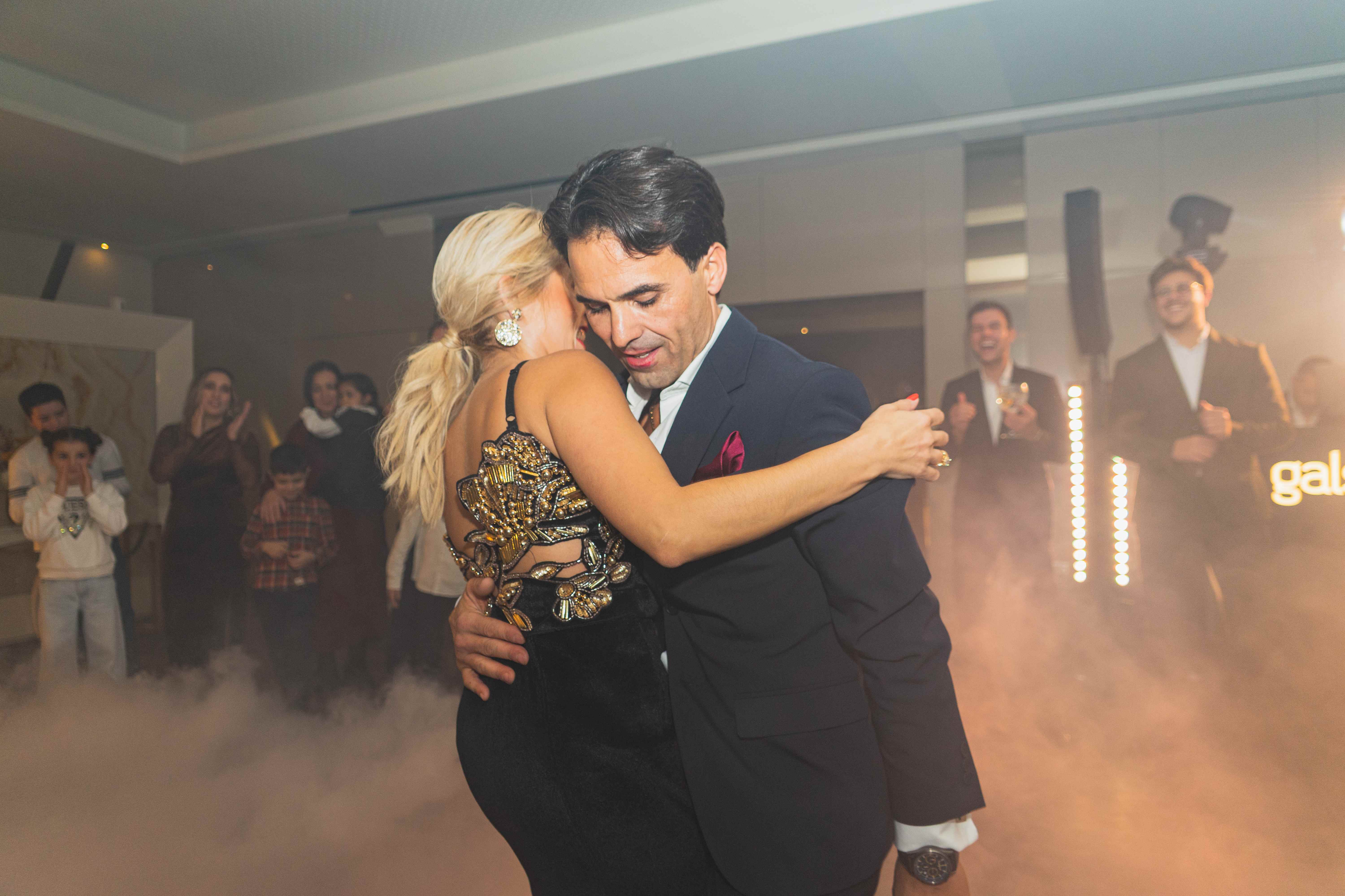 Momento intimo de danca